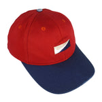 Nike - Red & Blue Snap Back Hat 1990s OSFA Vintage Retro