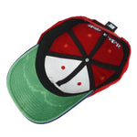 Nike - Red & Blue Snap Back Hat 1990s OSFA Vintage Retro