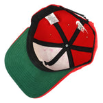 Nike - Red Team Sports Snap Back Hat 1990s OSFA Vintage Retro