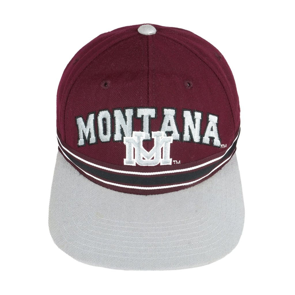 Starter - Montana University Grizzlies Adjustable Hat 1990s OSFA Vintage Retro Football College