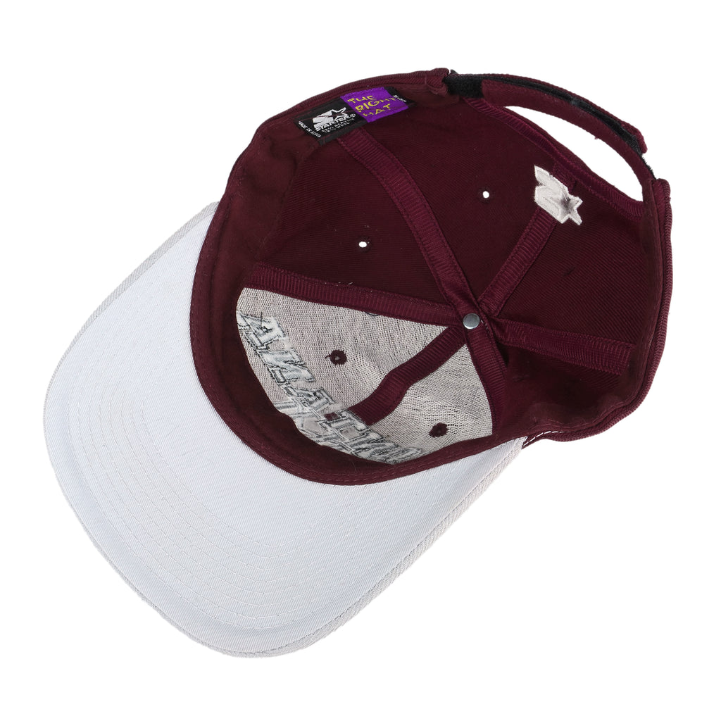 Starter - Montana University Grizzlies Adjustable Hat 1990s OSFA Vintage Retro Football College