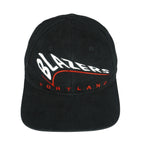 NBA - Portland Blazers Spell-Out Snap Back Hat 1990s OSFA Vintage Retro Basketball
