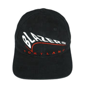 NBA - Portland Blazers Spell-Out Snap Back Hat 1990s OSFA Vintage Retro Basketball