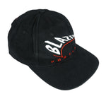 NBA - Portland Blazers Spell-Out Snap Back Hat 1990s OSFA Vintage Retro Basketball