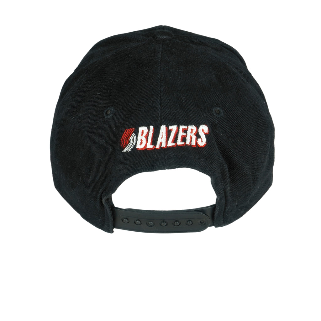 NBA - Portland Blazers Spell-Out Snap Back Hat 1990s OSFA Vintage Retro Basketball