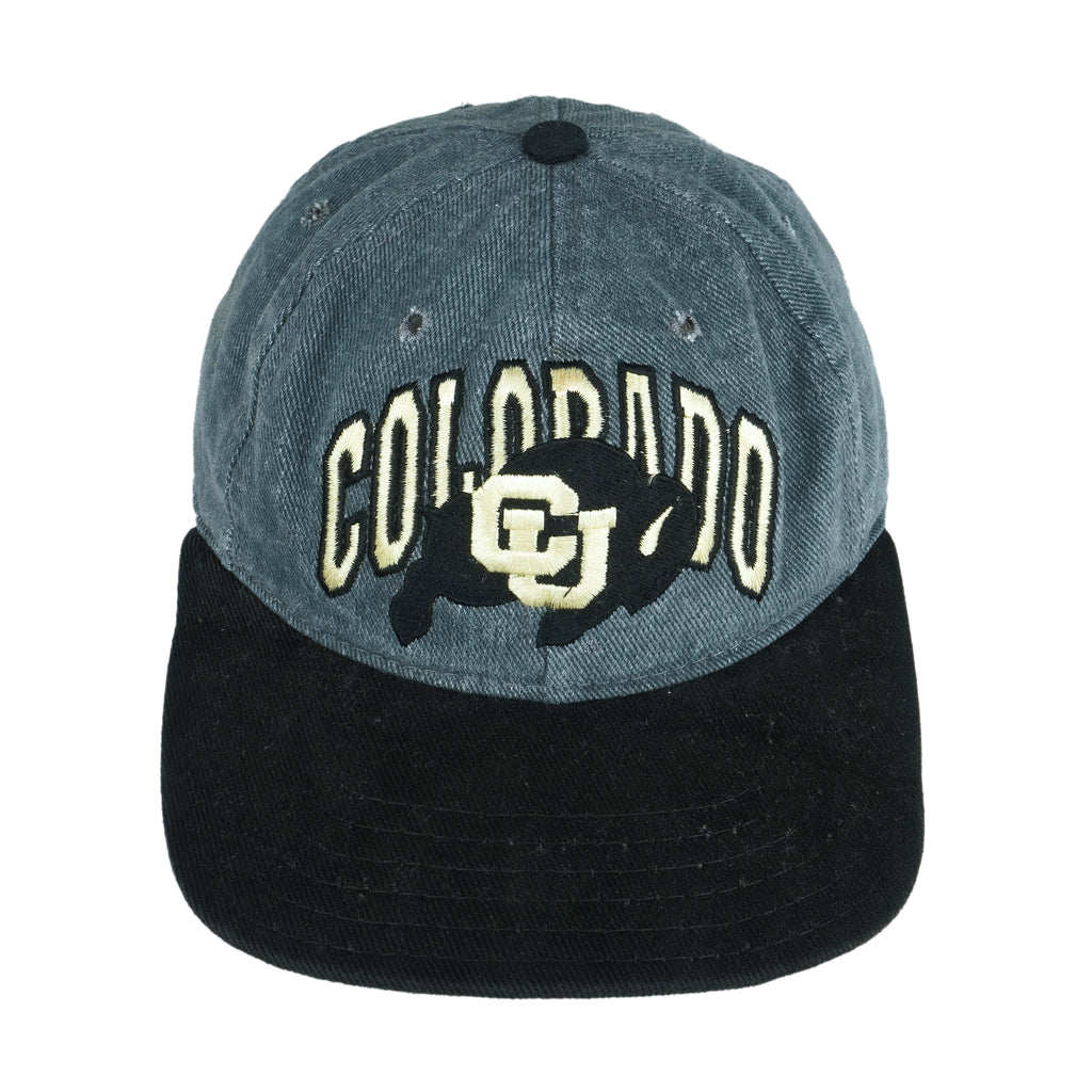 NCAA (Pro Line) - Colorado Buffaloes Snap Back Hat 1990s OSFA Vintage Retro Football College