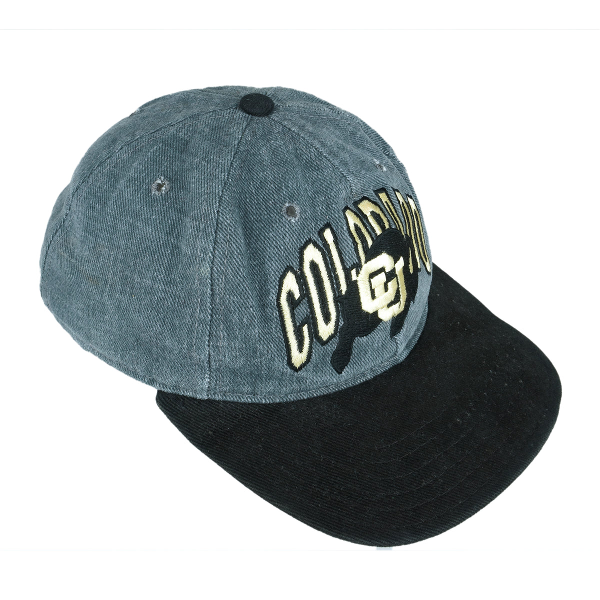 NCAA (Pro Line) - Colorado Buffaloes Snap Back Hat 1990s OSFA Vintage Retro Football College