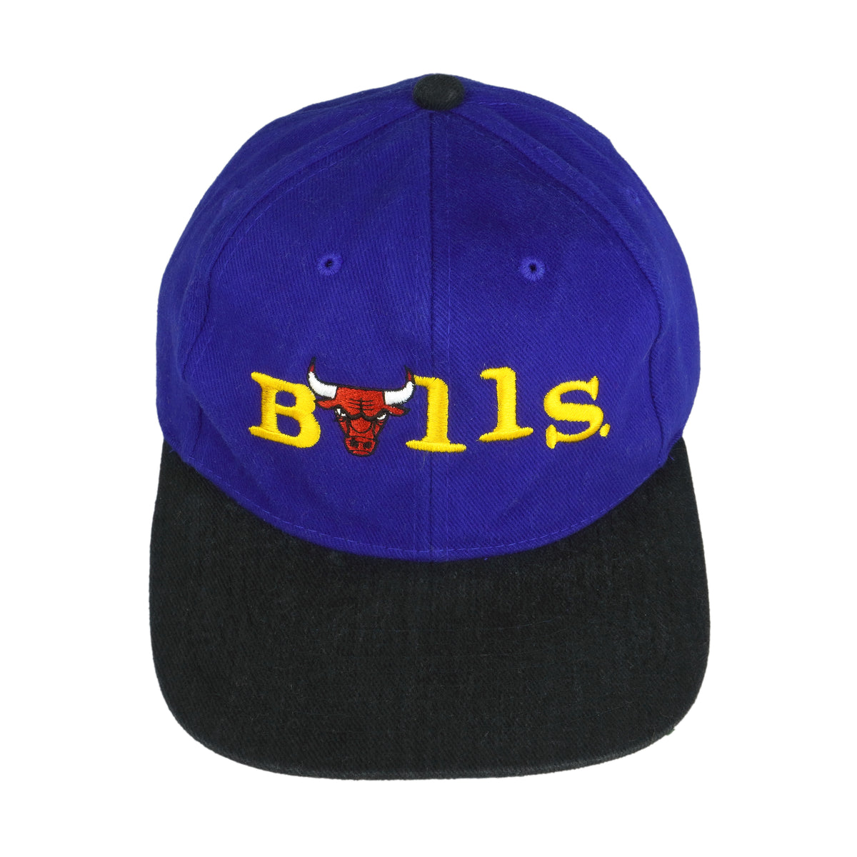 NBA (Kick 10) - Chicago Bulls Snap Back Hat 1990s OSFA Vintage Retro Basketball