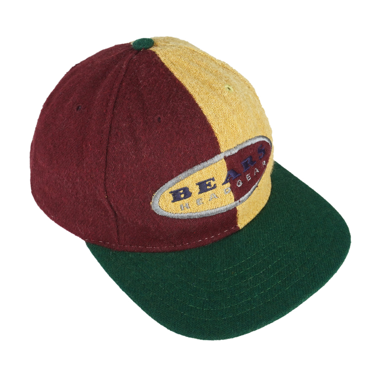 NFL (American Needle) - Chicago Bears Head Gear Strap Back Hat 1990s OSFA Vintage Retro Football