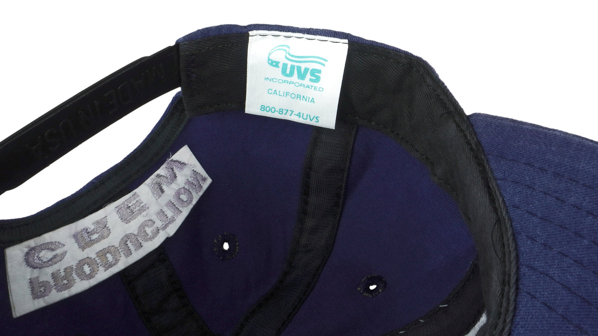 Vintage (UVS) - Fox Sports West 2 Blue Strap Back Hat 1990s OSFA Vintage Retro