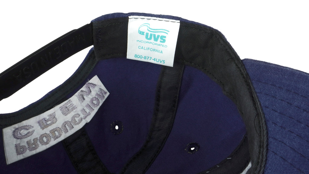 Vintage (UVS) - Fox Sports West 2 Blue Strap Back Hat 1990s OSFA Vintage Retro