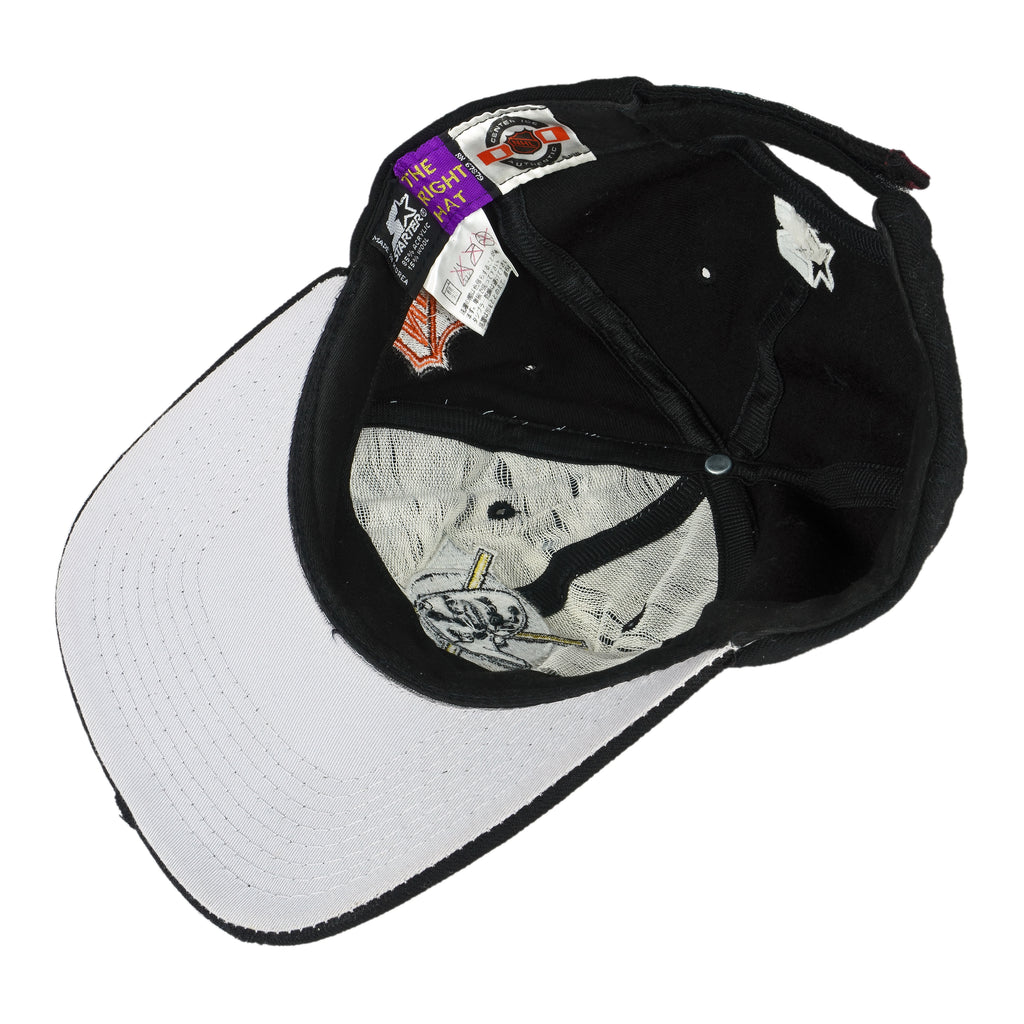 Starter - Anaheim Ducks Snap Back Hat 1990s OSFA Vintage Retro Hockey