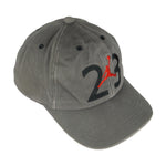 Nike - Grey Air Jordan 23 Snap Back Hat 1990s Large Vintage Retro