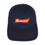 Budweiser (K Products) - Blue Spell-Out Strapback Hat 1990s OSFA