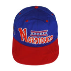 NHL - Quebec Nordiques Snap Back Hat 1990s OSFA Vintage Retro Hockey