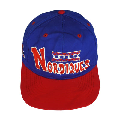 NHL (CCM) - Quebec Nordiques Snapback Hat 1990s OSFA