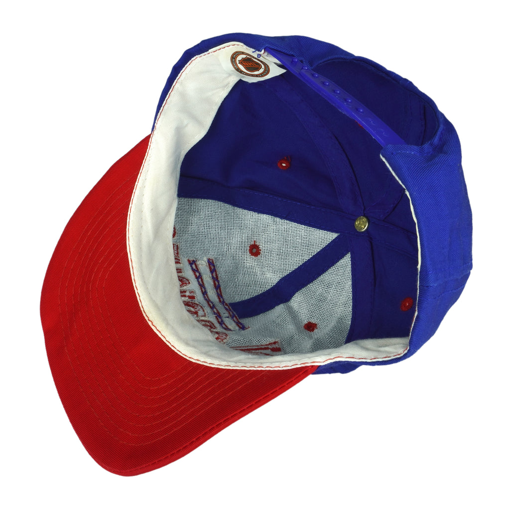 NHL - Quebec Nordiques Snap Back Hat 1990s OSFA Vintage Retro Hockey