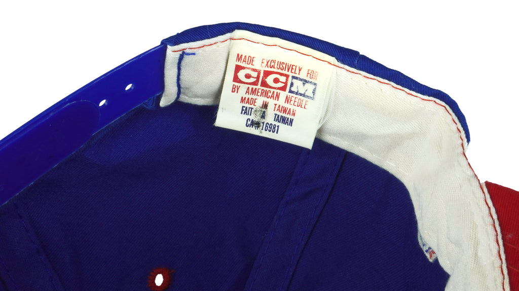NHL - Quebec Nordiques Snap Back Hat 1990s OSFA Vintage Retro Hockey