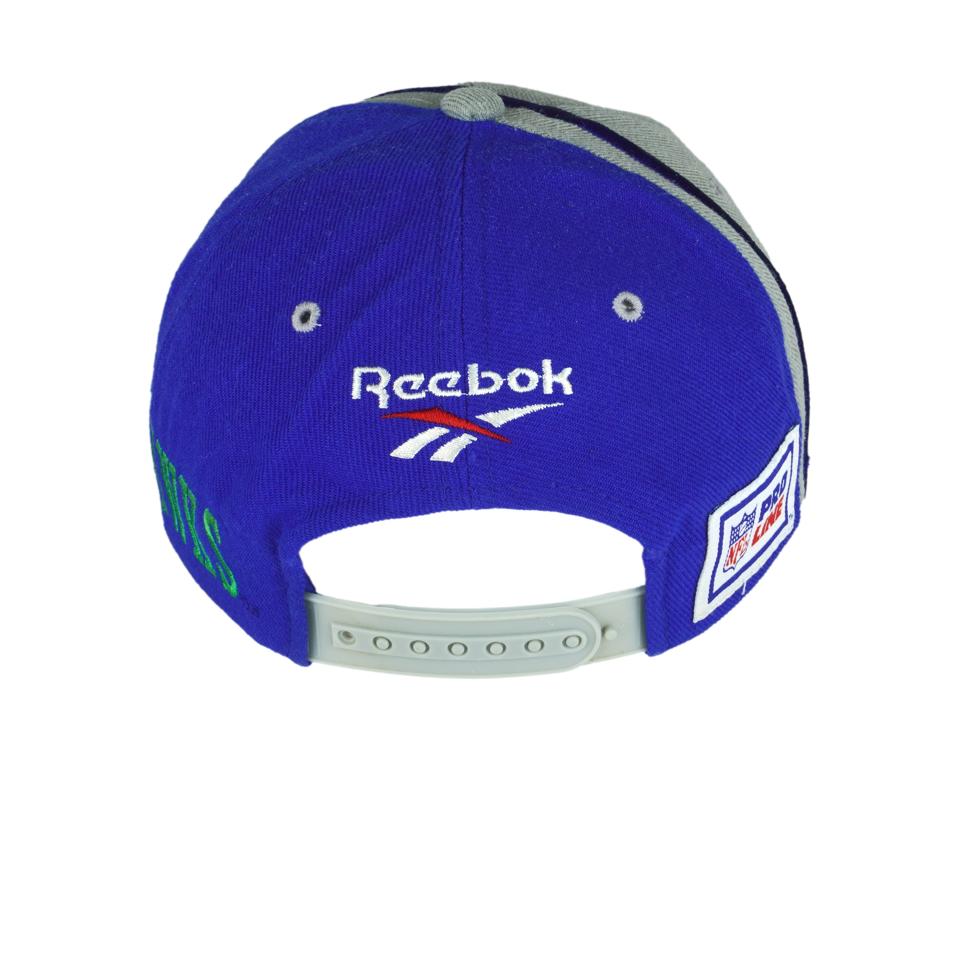 Reebok - Seattle 'Seahawks' Snapback Hat 1990's Vintage Club Clothing