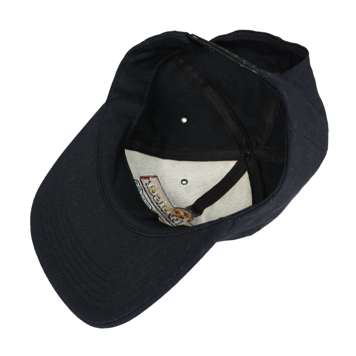 Budweiser - Black Spell-Out Snap Back Hat 1999 OSFA Vintage Retro