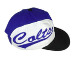 NFL (Logo 7) - Indianapolis Colts spell-Out Snap Back Hat 1990s OSFA Vintage Retro Football