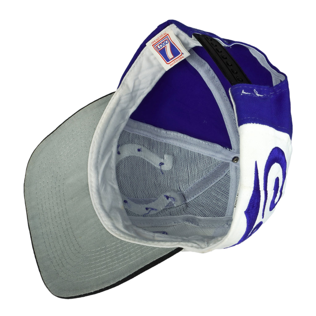 NFL (Logo 7) - Indianapolis Colts spell-Out Snap Back Hat 1990s OSFA Vintage Retro Football