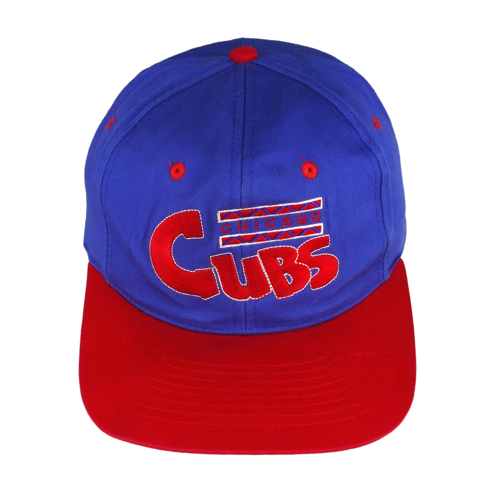 MLB (Annco) - Chicago Cubs Snap Back Hat 1990s OSFA Vintage Retro Baseball