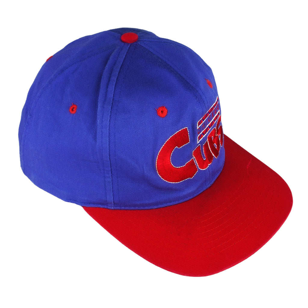 MLB (Annco) - Chicago Cubs Snap Back Hat 1990s OSFA Vintage Retro Baseball