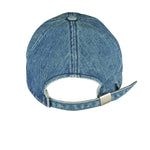 Calvin Klein - Blue Denim Spell-Out Strap Back Hat Vintage Retro