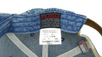 Fubu - Blue Spell-Out Big Logo Strap Back Hat 1990s OSFA Vintage Retro