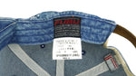 Fubu - Blue Spell-Out Big Logo Strap Back Hat 1990s OSFA Vintage Retro