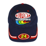 NASCAR (Winners Circle) - Dupont Motorsports, Jeff Gordon 24 Strap Back Hat 1990s OSFA Vintage Retro