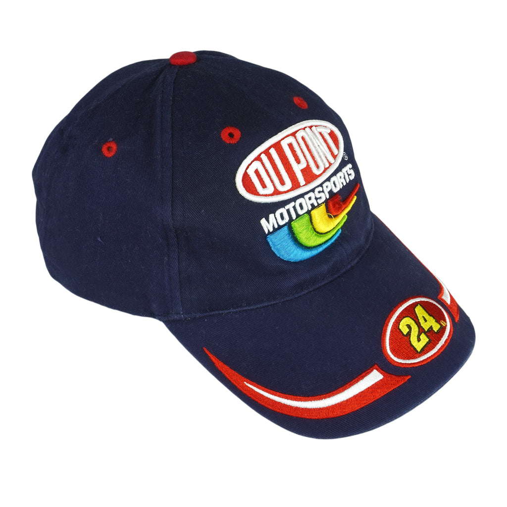 NASCAR (Winners Circle) - Dupont Motorsports, Jeff Gordon 24 Strap Back Hat 1990s OSFA Vintage Retro