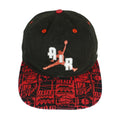 Nike - Black & Red Air Jordan 23 Snap Back Hat 1990s OSFA Vintage Retro