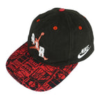 Nike - Black & Red Air Jordan 23 Snap Back Hat 1990s OSFA Vintage Retro