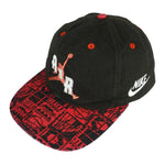 Nike - Black & Red Air Jordan 23 Snap Back Hat 1990s OSFA Vintage Retro