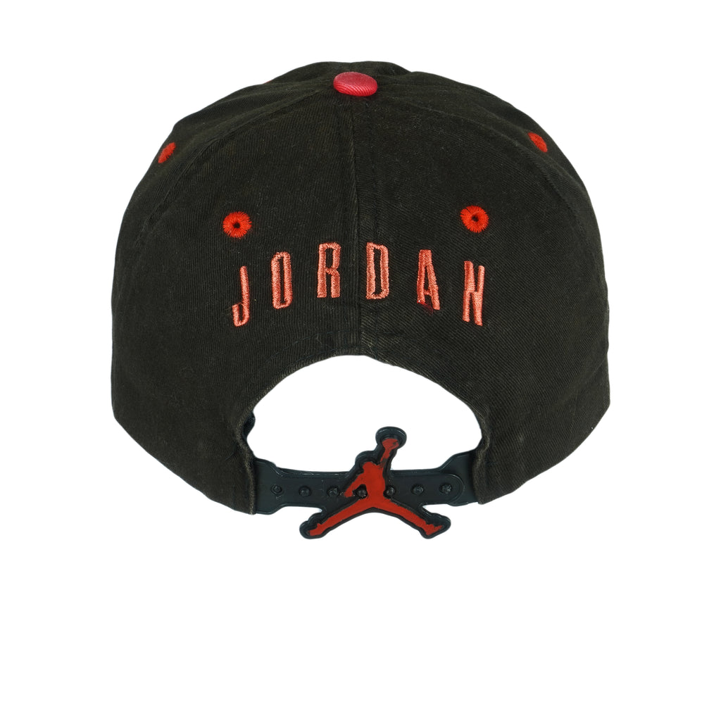 Nike - Black & Red Air Jordan 23 Snap Back Hat 1990s OSFA Vintage Retro