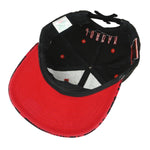 Nike - Black & Red Air Jordan 23 Snap Back Hat 1990s OSFA Vintage Retro