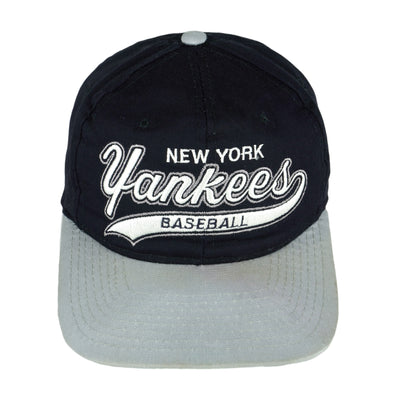 Starter - New York Yankees Spell-Out Snapback Hat 1990s OSFA