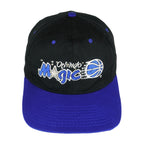 NBA (Competitor) - Orlando Magic Spell-Out Snap Back Hat 1990s OSFA Vintage Retro Basketball