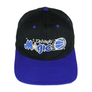 NBA (Competitor) - Orlando Magic Spell-Out Snap Back Hat 1990s OSFA Vintage Retro Basketball
