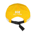 Helly Hansen - Yellow Spell-Out Strap Back Hat 1990s OSFA Vintage Retro