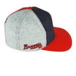 Starter - Atlanta Braves Spell-Out Snap Back Hat 1990s OSFA Vintage Retro Baseball
