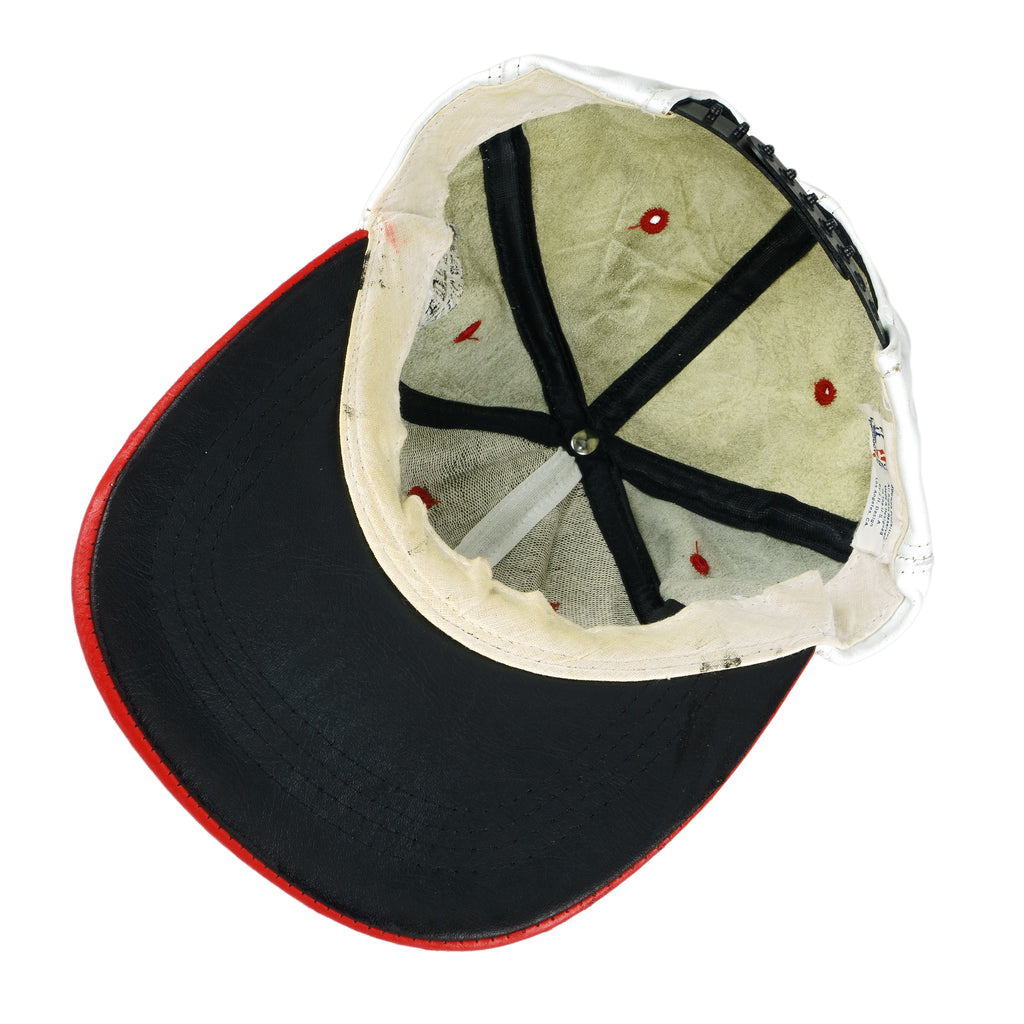 NBA (NBA Properties) - Chicago Bulls Snap Back Leather Hat 1996 OSFA Vintage Retro Basketball