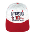 MLB - Cardinals - McGwire Smashing The Record Snap Back Hat 1990s OSFA Vintage Retro Baseball