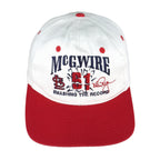 MLB - Cardinals - McGwire Smashing The Record Snap Back Hat 1990s OSFA Vintage Retro Baseball
