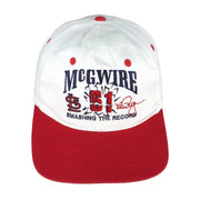 MLB - Cardinals - McGwire Smashing The Record Snap Back Hat 1990s OSFA Vintage Retro Baseball