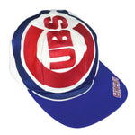 MLB (The Game)- Chicago Cubs Big Spell-Out Snap Back Hat 1990s OSFA Vintage Retro Baseball