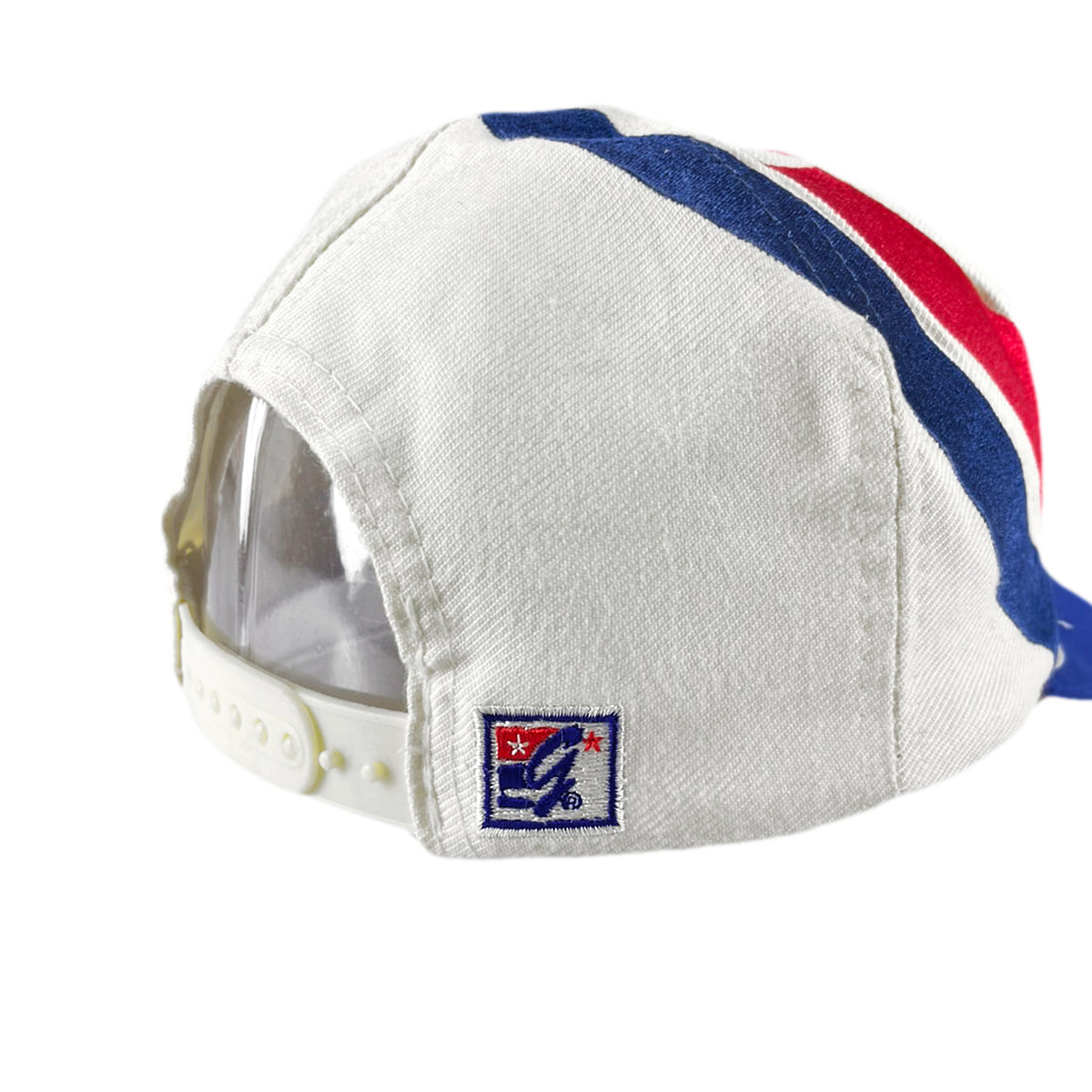 MLB (The Game)- Chicago Cubs Big Spell-Out Snap Back Hat 1990s OSFA Vintage Retro Baseball