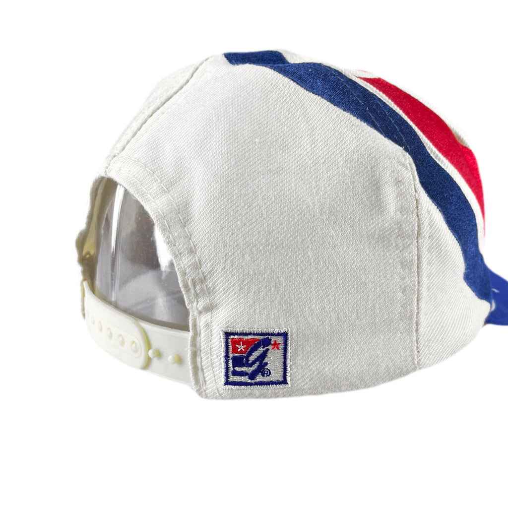 MLB (The Game)- Chicago Cubs Big Spell-Out Snap Back Hat 1990s OSFA Vintage Retro Baseball